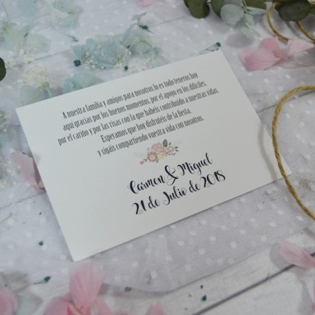 Tarjeta de Recuerdo Sencilla