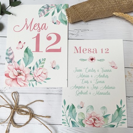 Mesero Floral