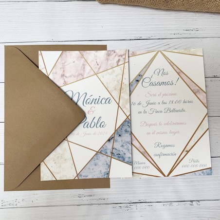 invitacion de boda moderna