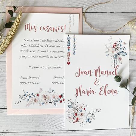 Invitación de Boda Boho Chic