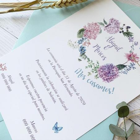 invitacion de boda barata