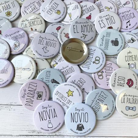 chapas bodas originales