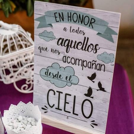 CARTEL En honor a los que están en el cielo