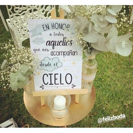 CARTEL En honor a los que están en el cielo