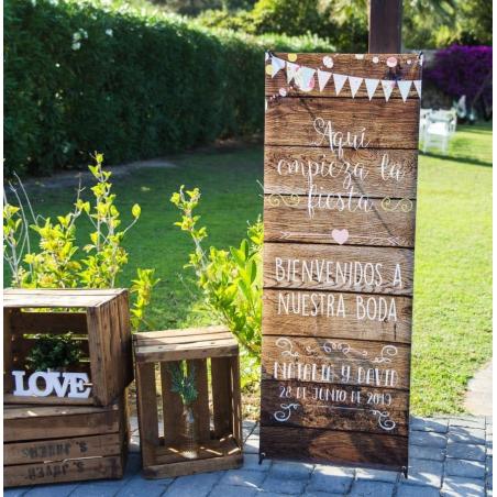 Banner divertido para bodas