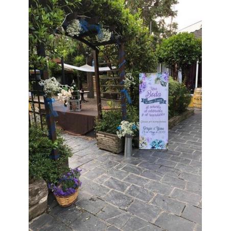Banner una boda se vive 3 veces