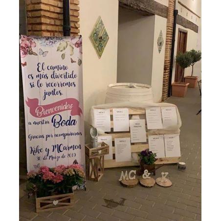 banner divertido boda