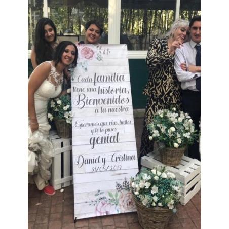 cartel boda familiar