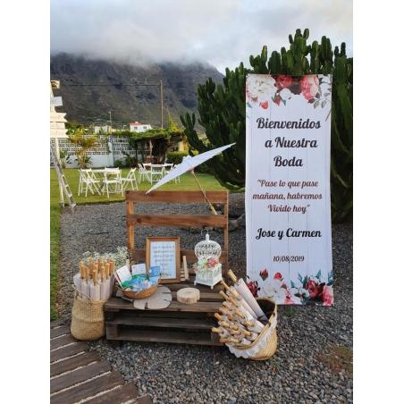cartel boda personalizado