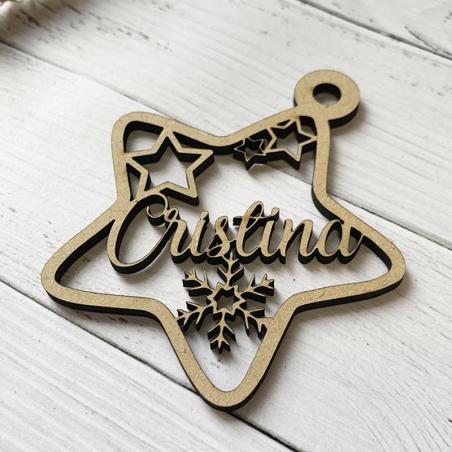 Estrella de Navidad Personalizada