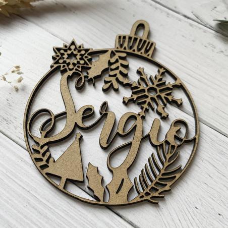Bola de Navidad en Madera