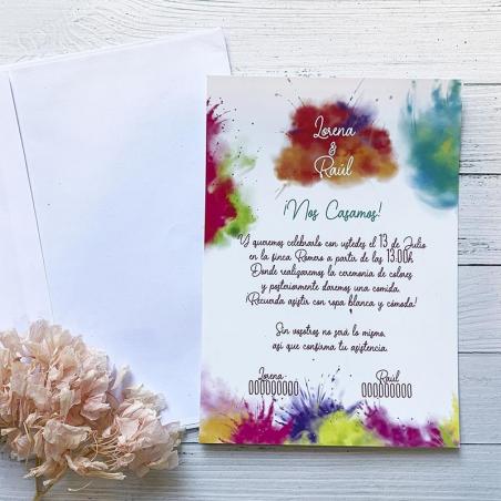 Invitación Ritual Colores