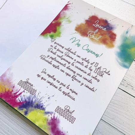 Invitación Ritual Colores