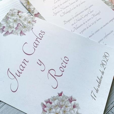 Invitación Boda Biznaga