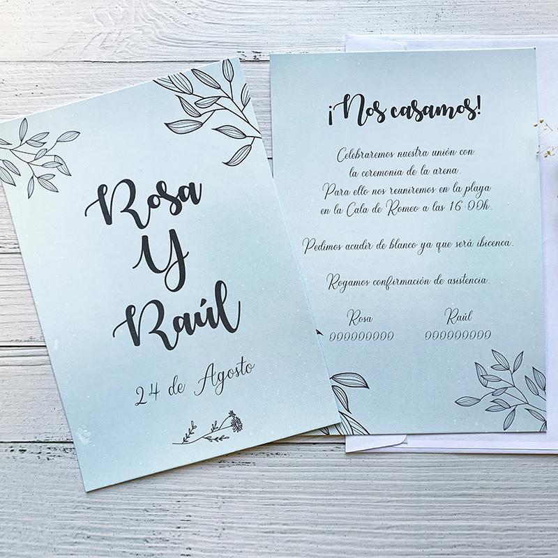 Invitación Boda Cielo Estrellas Invitación Boda Cielo Estrellas