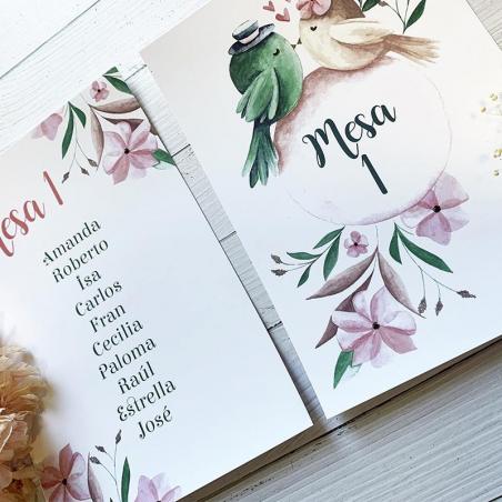 Mesero Boda Pájaros