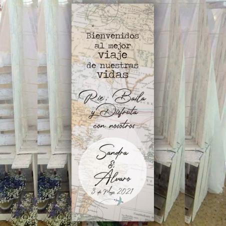 Banner Boda Mapa Avión
