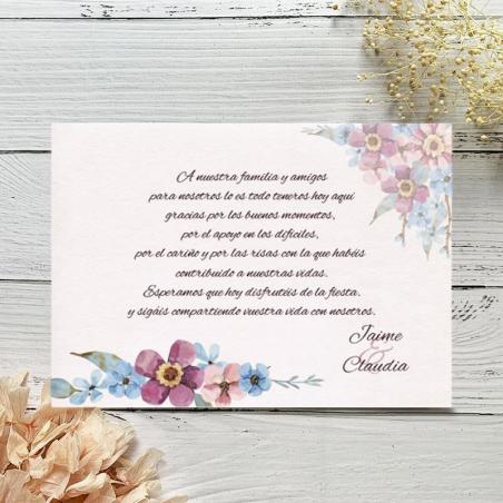 Tarjeta Jazmín Azul