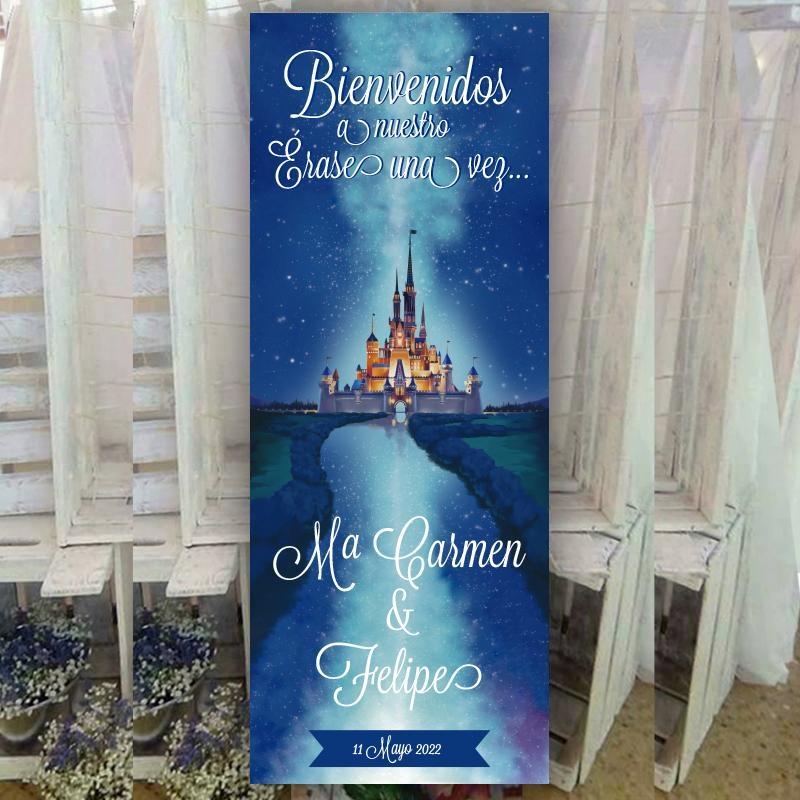 Cartel Bienvenida Castillo Disney Cartel Bienvenida Castillo Disney