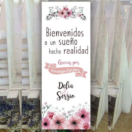 Cartel Bienvenida Cerezo en Primavera