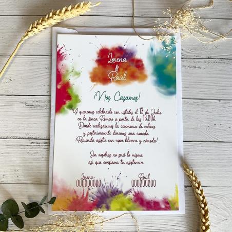 Invitación Ritual Colores