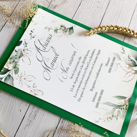 Invitación de boda 2021