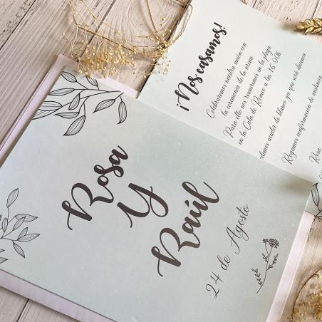 Invitación Boda Cielo Estrellas
