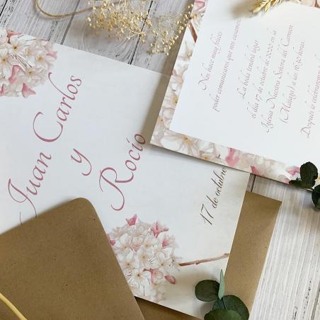 Invitación Boda Biznaga