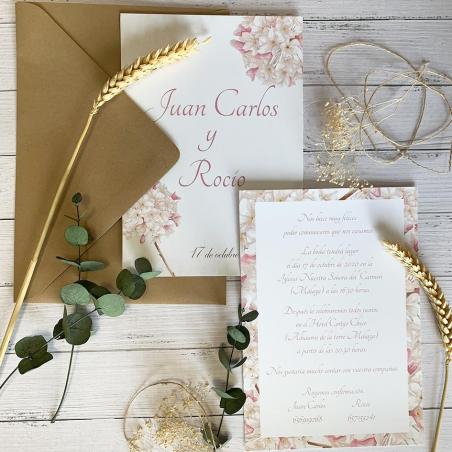 Invitación Boda Biznaga