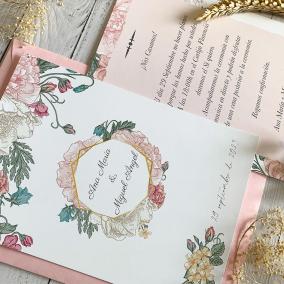 Invitación Florar Vintage 2