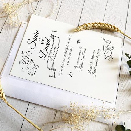 Invitación de Boda Barata