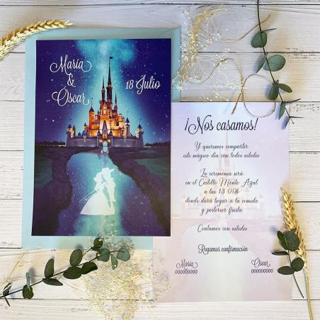 Invitación Castillo Disney