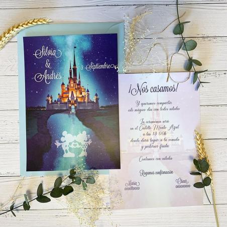 Invitación Castillo Disney