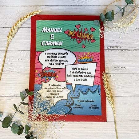 Invitación Estilo Cómic