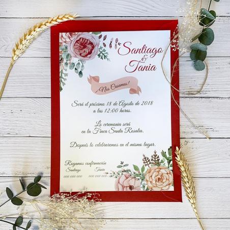 Invitación de Boda Romántica 2026