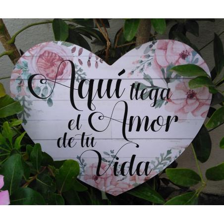 Cartel Corazón Aquí llega la Novia