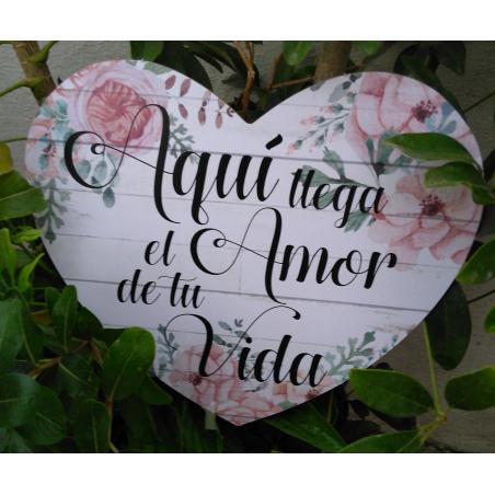 Cartel Corazón Aquí llega la Novia
