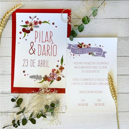 Invitación Alegre Cereza