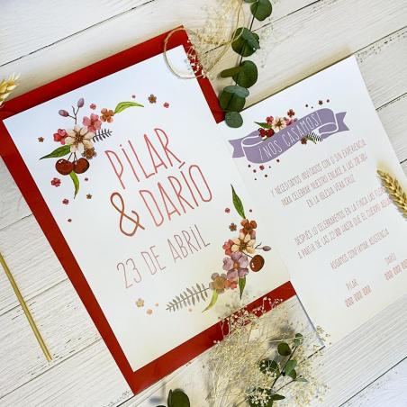 Invitación Alegre Cereza