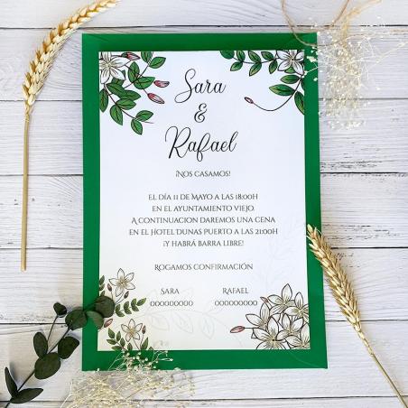 Invitación Boda Jazmín
