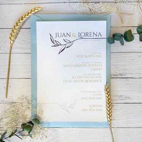 Invitación Elegante Sencilla