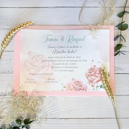 Invitación Petit Rosas