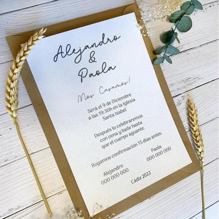 Invitación Mosaico