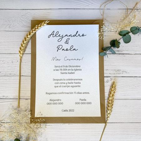 Invitación Mosaico