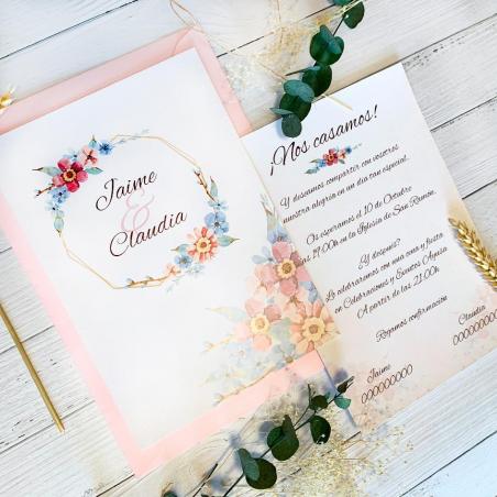 Invitación Jazmín Azul