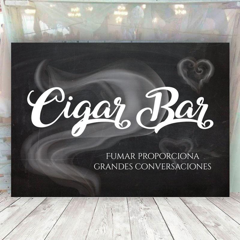 Cartel Cigar Bar para Bodas