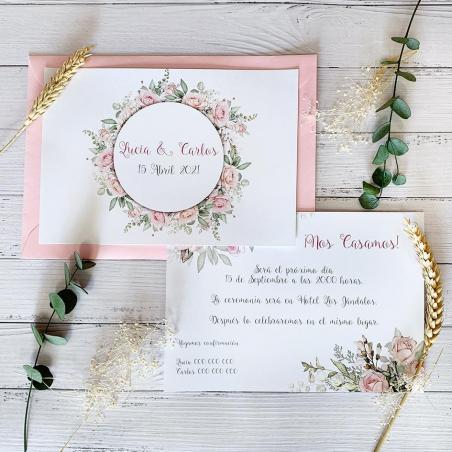 Invitación Romántica para Bodas