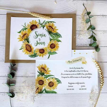 Invitación de Boda Verano