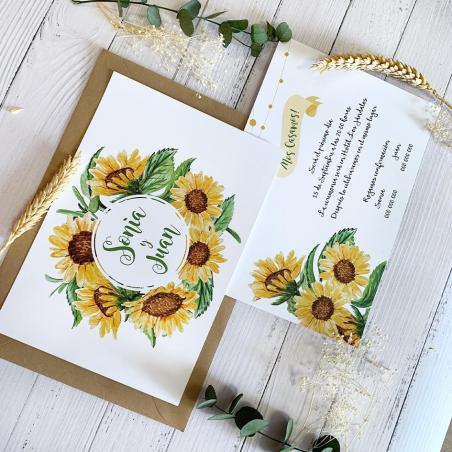 Invitación de Boda Verano