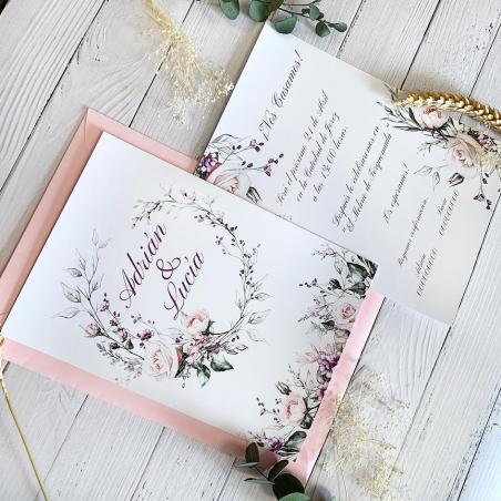 Tarjeta Boda Elegante Chic